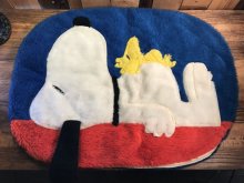 他の写真3: Peanuts Snoopy & Woodstock Cushion Case　スヌーピー　ビンテージ　クッションケース　ウッドストック　70年代〜