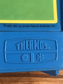 他の写真2: Thermos Peanuts Snoopy & Woodstock Plastic Lunch Box　スヌーピー　ビンテージ　ランチボックス　ウッドストック　70年代