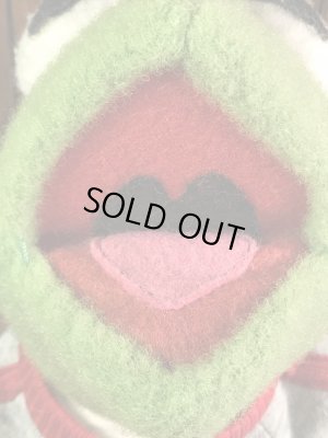 マペットショウのカーミットの80年代ビンテージ縫いぐるみ