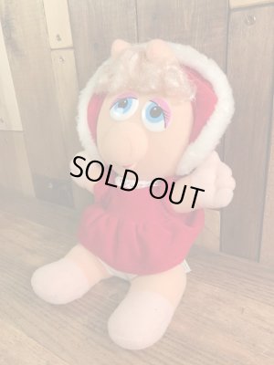 マペットショウのベイビーミスピギーの80年代ビンテージ縫いぐるみ