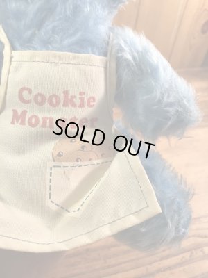 セサミストリートのクッキーモンスターの70年代ビンテージ縫いぐるみ