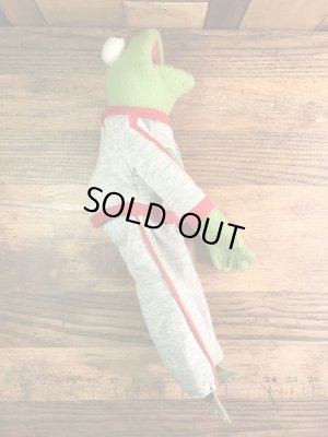 マペットショウのカーミットザフロッグの80’sヴィンテージプラッシュドール