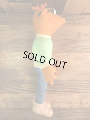 マペットショウのスクーターの70年代ビンテージ縫いぐるみ