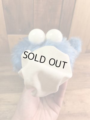 セサミストリートのクッキーモンスターの70年代ビンテージ縫いぐるみ