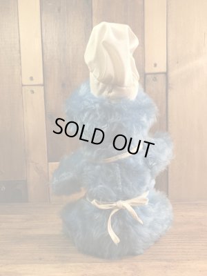 セサミストリートのクッキーモンスターの70年代ビンテージ縫いぐるみ