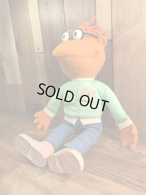 マペットショウのスクーターの70年代ビンテージ縫いぐるみ