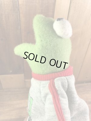 マペットショウのカーミットの80年代ビンテージ縫いぐるみ