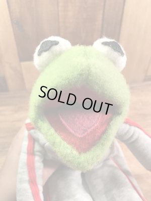 マペットショウのカーミットの80年代ビンテージ縫いぐるみ