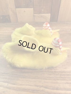 セサミストリートのビッグバードの70〜80年代ビンテージ子供用スリッパ