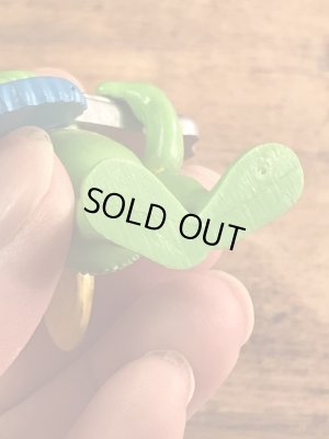 セサミストリートのトゥイドゥルバグの90年代ビンテージPVCフィギュア