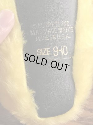 セサミストリートのビッグバードの70〜80年代ビンテージ子供用スリッパ