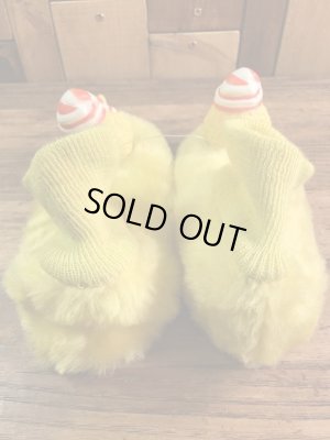 セサミストリートのビッグバードの70〜80’sヴィンテージキッズ用スリッパ