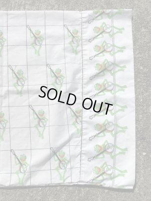 マペッツのキャラクター“カーミット”の80’sヴィンテージピローケース