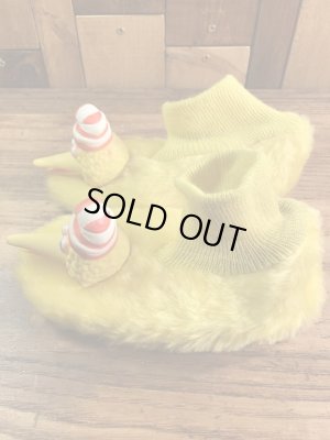 セサミストリートのビッグバードの70〜80’sヴィンテージキッズ用スリッパ