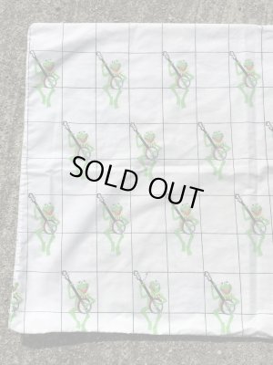 マペットショウのカーミットの80年代ビンテージ枕カバー