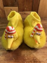 Sesame Street Big Bird Kids Slippers　ビッグバード　ビンテージ　キッズスリッパ　セサミストリート　70〜80年代