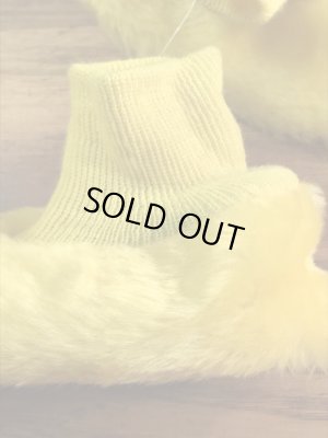 セサミストリートのビッグバードの70〜80年代ビンテージ子供用スリッパ