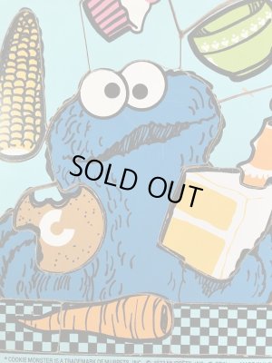 Playskool社製のクッキーモンスターの70’sヴィンテージウッドパズル