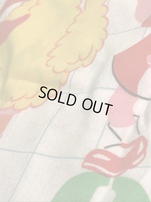 セサミストリートの数字が書かれた70年代ビンテージ枕カバー