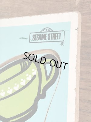 Playskool社製のクッキーモンスターの70’sヴィンテージウッドパズル