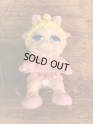 マペットショウのベイビーミスピギーの80年代ビンテージPVCフィギュア