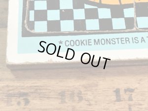 セサミストリートのクッキーモンスターの70年代ビンテージパズル