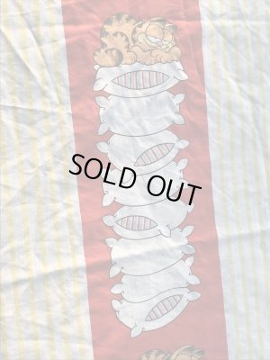 ガーフィールドのツインサイズの70〜80’sヴィンテージフラットシーツ