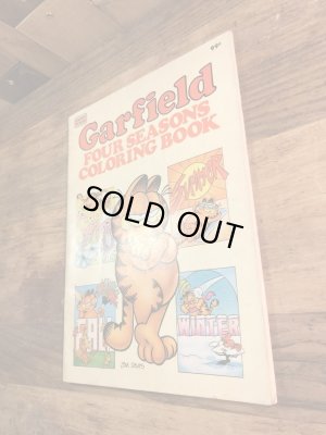 80年代頃のガーフィールドのビンテージ塗り絵