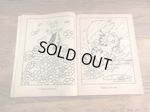 80年代頃のガーフィールドのビンテージ塗り絵