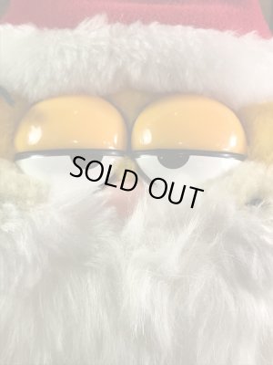 ガーフィールドのサンタクロースの80年代ビンテージ縫いぐるみ