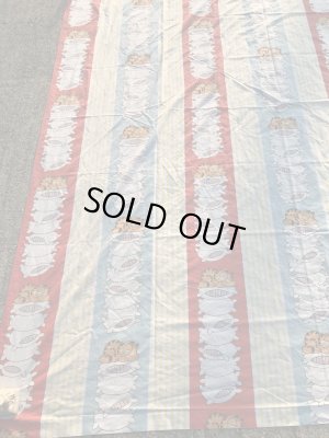 ガーフィールドのツインサイズの70〜80年代ビンテージフラットシーツ