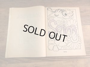 80年代頃のガーフィールドのビンテージ塗り絵