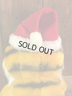 ガーフィールドのサンタクロースの80年代ビンテージ縫いぐるみ