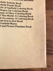 他の写真2: Garfield Four Seasons Coloring Book　ガーフィールド　ビンテージ　カラーリングブック　塗り絵　80年代
