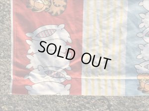 ガーフィールドのツインサイズの70〜80年代ビンテージフラットシーツ