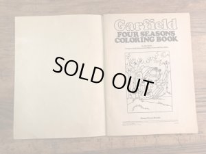 80年代頃のガーフィールドのビンテージ塗り絵