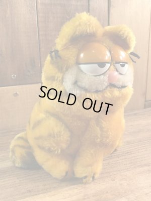 ガーフィールドのレギュラーサイズの80年代ビンテージ縫いぐるみ