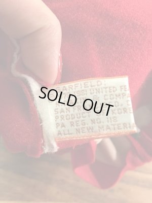 ガーフィールドのクリスマス用の80年代ビンテージ靴下