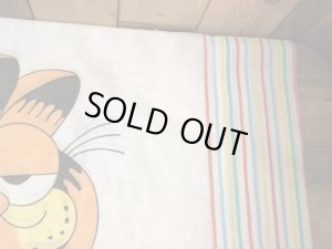 眠たそうなガーフィールドが描かれた70〜80’sヴィンテージピローケース