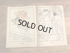 80’sのガーフィールドのヴィンテージカラーリングブック