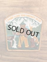 Smokey Bear “I Think I Love You” Patch　スモーキーベア　ビンテージ　ワッペン　企業キャラクター　70年代〜