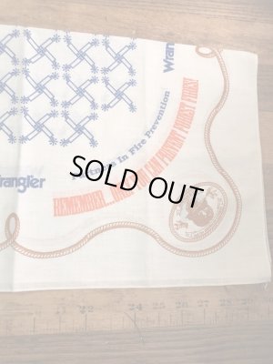 ラングラーのスモーキーベアの80年代ビンテージバンダナ