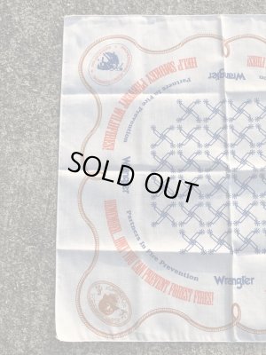 ラングラーのスモーキーベアの80年代ビンテージバンダナ