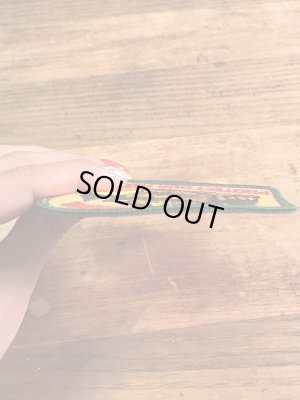 企業キャラクターのスモーキーザベアの70’s〜ヴィンテージ刺繡パッチ