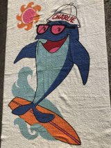 Star-Kist Foods Charlie Tuna Big Size Beach Towel　チャーリーツナ　ビンテージ　ビーチタオル　アドバタイジング　60年代