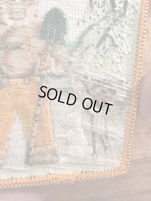 アドバタイジングキャラクターのスモーキーザベアの70’s〜ヴィンテージ刺繡パッチ