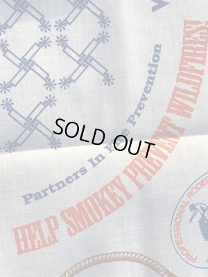 ラングラーのスモーキーベアの80年代ビンテージバンダナ