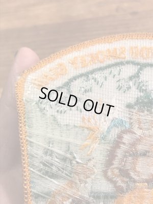 企業キャラクターのスモーキーベアの70年代〜ビンテージ刺繡ワッペン