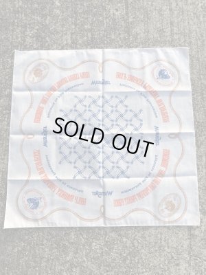 スモーキーベアとカウボーイの80’sヴィンテージバンダナ