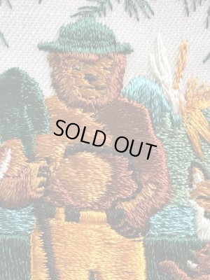 企業キャラクターのスモーキーベアの70年代〜ビンテージ刺繡ワッペン
